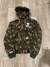 GRAIL Authentic Bape Reversible Jacket  Camo Hoodie/Jacket Size Men's Small 💎  picture