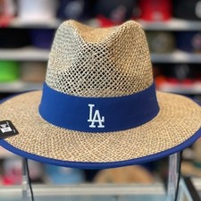 LA Dodgers New Era Straw Hat (Rare Find) picture