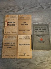 1944-1955 Army War Department Technical Guides Training Manuals, Lot Of 4 + Aid picture