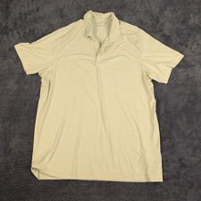 Abercrombie Fitch Mens Size XL Pastel Yellow Polo Shirt picture