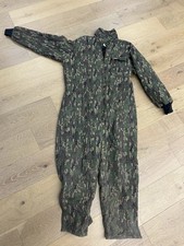 Vintage SafTbak Trebark Camo Camouflage Hunting Coveralls Mens XXL 50 picture