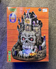 Lemax Spooky Town Cursed Ruins Halloween Village Lighted Animated AS-IS w/ Box picture