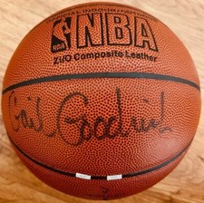 Gail Goodrich autograph signed Spalding NBA full size basketball JSA Lakers UCLA picture