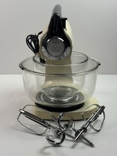 Vtg Sunbeam Mixmaster 2360 Mixer 12 Speed Great Condition w/Beaters & Two Bowls picture
