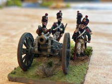 28MM NAPOLEONIC POLISH LINE ARTILLERY PAINTED ELITE MINIATURES picture