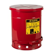 Justrite Manufacturing 09300 10 Gallon Oily Waste Can picture