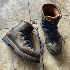 Vintage Fabiano Hiking Mens Mountaineering Hiker Vibram Italy Boots Sz 10 772 picture