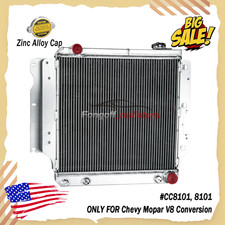 CC8101 4 Row Radiator Fits 1987-06 03 Jeep TJ Wrangler 2.4L 2.5L 4.0L 4.2L l4 l6 picture