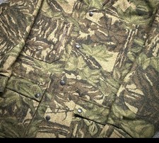 Vintage Pendleton Men's L Cabela's Camo Hooded Hunting Jacket Gr/Br Made in USA  picture