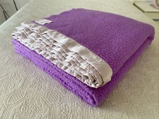 Fosseys Canny Scot Purple Acrylic Fleece Large Queen Blanket 255 cm x 230 cm picture