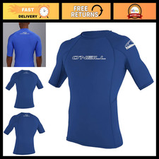 Men's UPF 50+ Short Sleeve Rash Guard, Lightweight Swim Shirt for Surfing & Wate picture