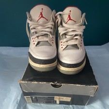 Jordan Air Jordan 3 Retro Fire Red White/Fire Red-Cement Grey 136064-161 2007 picture
