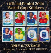 0.75$ PANINI WC 2026 STICKERS, PAR - UZB  Alphabetically  picture