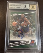 2018 Panini The National Charles Barkley Autograph /3 SSP Becket BGS 9 picture