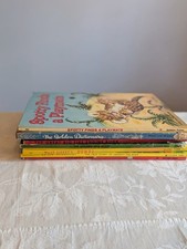 8 VTG HC Big Golden Books Childrens  1940s-70s Dumbo Disney Raggedy Ann Spotty picture