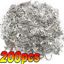 200Pcs Mixed Charms Pendant DIY Jewelry Making Accessory for Bracelet Necklace picture