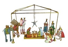 Mackenzie-Childs Patience Brewster Nativity Mini Figures Introduction Set of 13 picture