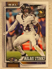 2026 Topps Malaki Starks #207 Gold Sandglitter /50 All-Rookie Team Ravens 25/50 picture