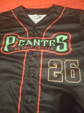 VERY UNIQUE DE LAKE COUNTY PICANTES BLACK JERSEY SIZE 48 EXCELLENT picture