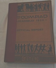 Xth Olympiad Los Angeles 1932 Official Report Hardcover picture