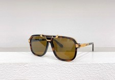 CAZAL MOD 804 Vintage Style Sunglasses Gold Double Bridge Tortoise picture