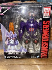 Hasbro Transformers Generations Titans Return Voyager GALVATRON and Nucleon picture