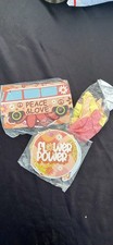 Groovy Party Decorations 60-Piece Set Retro 70s Flower Cutouts Daisy Pattern picture