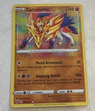 🔥 🔥 🔥 Zamazenta 102/185 Amazing Rare Vivid Voltage Pokemon Holo NM 🔥 🔥 🔥  picture