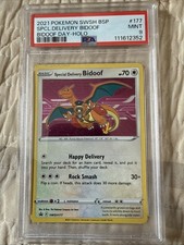 Special Delivery Bidoof SWSH177 SWSH: Sword & Shield Promo Cards Holo | PSA 9 picture