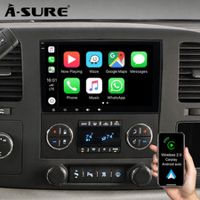 Car Stereo Radio CarPlay Android For Chevy Silverado Sierra 2007-2013 Sierra 32G picture