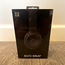 Beats by Dr. Dre Solo3 Wireless Bluetooth On-Ear Headphones Black Rechargeable picture