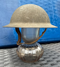 Vintage WWI US M1917 Doughboy Steel Helmet with Liner & Chin Strap - Exc picture