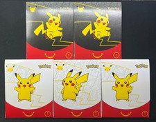 Pokemon TCG McDonald's 2021 25th Anniversary Promo Booster Pack - Lot of 5 picture