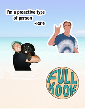 Outer Banks OBX Rafe Cameron 4pc Sticker Pack picture
