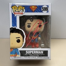 David Corenswet Signed Superman Funko Pop #599 Autographed COA picture