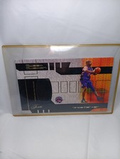 Vince Carter 2002-03 Flair Sweet Swatch Game Worn Jersey Jumbo Box Topper170/975 picture