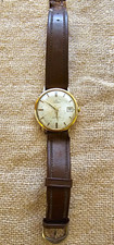Tradition Automatic 17J  Gold 10k Plate.  Swiss Made 1960, Running AS 1700 picture