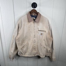 Vintage Carhartt Blanket-Lined Detrout Jacket “Tan” Men’s XL picture