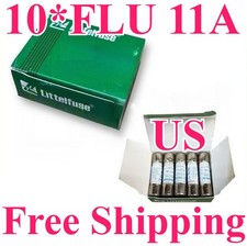 US 10PCS Littelfuse FLU 11A 1000V Fuse - 10×38mm Fast-Acting for Fluke Meters picture