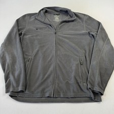 L.L. Bean Men’s Sweater Full Zip Yellowstone Logo Long Sleeve Gray Medium picture