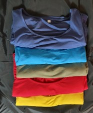 5 Neer Women's Short Sleeve Scoop Neck Knit Top L picture