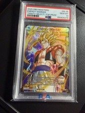 Dragon Ball Super  SS Gogeta M-35, Energy Marker Trinity Select Top Prize PSA 10 picture