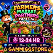 1x FARMERS MARKET PARTNERS EVENT TIME-12-24HR Mono_poly Go Partner Event Slot💫 picture