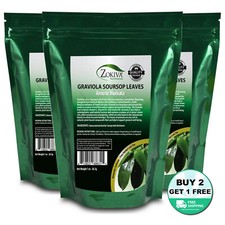 Soursop Graviola Leaves 3-Pack x 1oz - Hojas De Guanabana Annona Muricata Tea picture