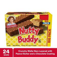 Little Debbie Big Pack Nuddy Buddy Wafer Bars , 24.1 oz (24 count) picture