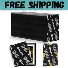 Ding Defend 110-Pack Trading Card Protector Shipping - 3.5 X 4.5 Inch Black picture