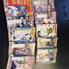 Lot 10 Vintage Issues Baseball Digest Monthly Magazines Nov 1988- Aug 1989 Ryan picture