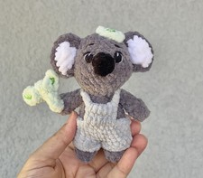 Handmade Crocheted Koala Plush Super Soft - Amigurumi Stuffed Animal 5” Small picture