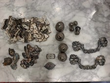 Antique Vintage Victorian Casket Thumbscrews And Escutcheons picture