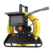Uimoso 98 ft Sewer Inspection Camera with Self-Leveling and 4.3